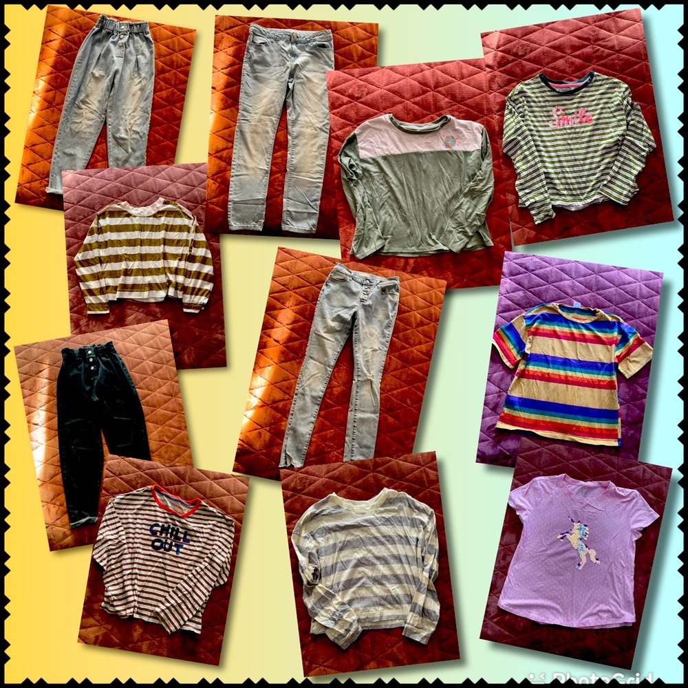 Girls clothes size 12 plus